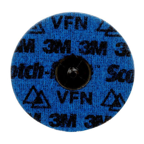 3M 89283 Scotch-Brite Roloc Precision Surface Conditioning Disc, PN-DR, Very Fine, TR, Blue, 4 in (7100264199) (100 Pack)