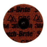 3M Scotch-Brite Roloc Precision Surface Conditioning Disc PN-DR Coarse TR Brown 4 in 25 Count (89280) (7100264203) (100 Pack) - 2