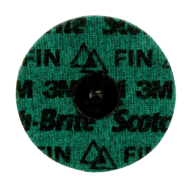 3M PN-DR Scotch-Brite Roloc Precision Surface Conditioning Disc, Fine, TR, Green, 4 in (7100264204) (2500 Pack)
