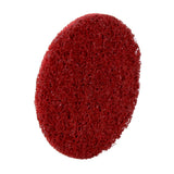 3M PN-DR Scotch-Brite Roloc Precision Surface Conditioning Disc, TR, Medium, Red, 3 in (7100264428) (1000 Pack) - 4