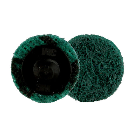 3M PN-DR Scotch-Brite Roloc Precision Surface Conditioning Disc TR Fine Precision Shaped Ceramic Nonwoven Green 3/4 in Dispenser Pack (7100264664) (200 Pack)
