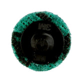3M PN-DR Scotch-Brite Roloc Precision Surface Conditioning Disc TR Fine Precision Shaped Ceramic Nonwoven Green 3/4 in Dispenser Pack (7100264664) (200 Pack) - 5