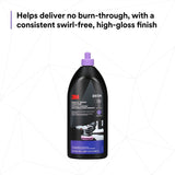 3M Perfect-It Random Orbital Polish, Fine, Purple, 1 Quart (32 fl oz/946 mL) for Automotive Buffing and Polishing (34134) (7100270075) (6 Pack) - 6