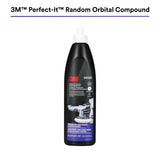 3M Perfect-It Random Orbital Compound, Fast Cutting Automotive Buffing and Polishing Compound, White, 1 Pint 16 fl oz (34130) (7100270076) (6 Pack)