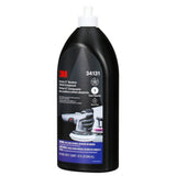 3M 34131 Random Orbital Compound, Fast Cutting Automotive Buffing and Polishing, 1 Quart (7100270078) (6 Pack) - 3