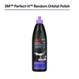 3M 34133 Random Orbital Polish, Purple, 1 Pint (16 fl oz/473 mL), Fast Cutting Polisher for Automotive Buffing and Polishing, High Gloss Finish (7100270085) (6 Pack)