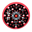 3M Xtract Hookit Clean Sanding Back-up Pad, 6 in, Hard, Red, 49 Holes, 5/16-24 EXT, Max 12000 RPM OPM (89409) (7100270476) (10 Pack)