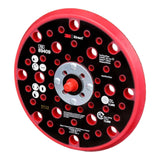 3M Xtract Hookit Clean Sanding Back-up Pad, 6 in, Hard, Red, 49 Holes, 5/16-24 EXT, Max 12000 RPM OPM (89409) (7100270476) (10 Pack) - 3