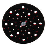 3M Xtract Hookit Clean Sanding Back-up Pad, 6 in, Hard, Red, 49 Holes, 5/16-24 EXT, Max 12000 RPM OPM (89409) (7100270476) (10 Pack) - 4