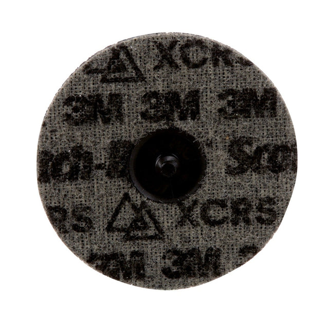 3M PN-DR Scotch-Brite Roloc Precision Surface Conditioning Disc, TR, Extra Coarse, Dark Gray, 4 in (7100270872) (100 Pack)