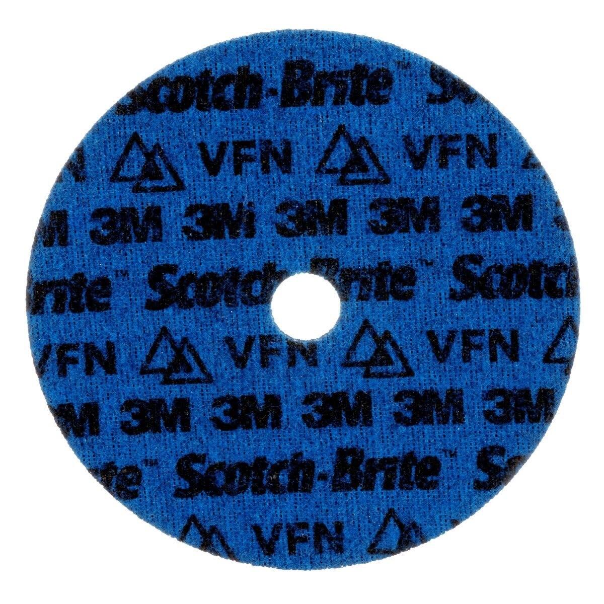 3M PN-DH Scotch-Brite Precision Surface Conditioning Disc, Very Fine, Blue, 7 in x 7/8 in Center Hole, Hook and Loop (7100271024) (25 Pack) - 2