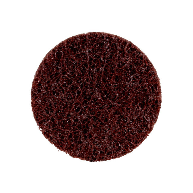 3M PN-DR Scotch-Brite Roloc Precision Surface Conditioning Disc, TR, Coarse, Brown, 2 in, Dispenser Pack (7100272236) (100 Pack)