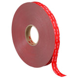 3M RP+040GF VHB Tape, Gray, 1 in x 36 yd, 16 mil, Film Liner (7100273152) (9 Pack)