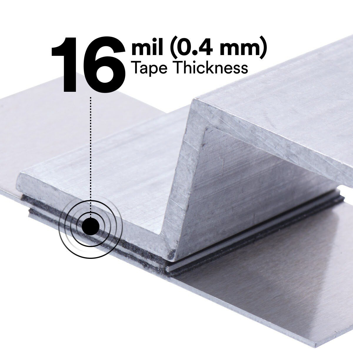 3M RP+040GF VHB Tape, Gray, 1 in x 36 yd, 16 mil, Film Liner (7100273152) (9 Pack) - 5