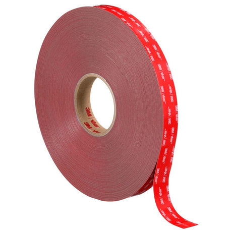 3M 7100273252 VHB Tape RP+230GF, Gray, 1 in x 36 yd, 90 mil, Film Liner (9 Pack)
