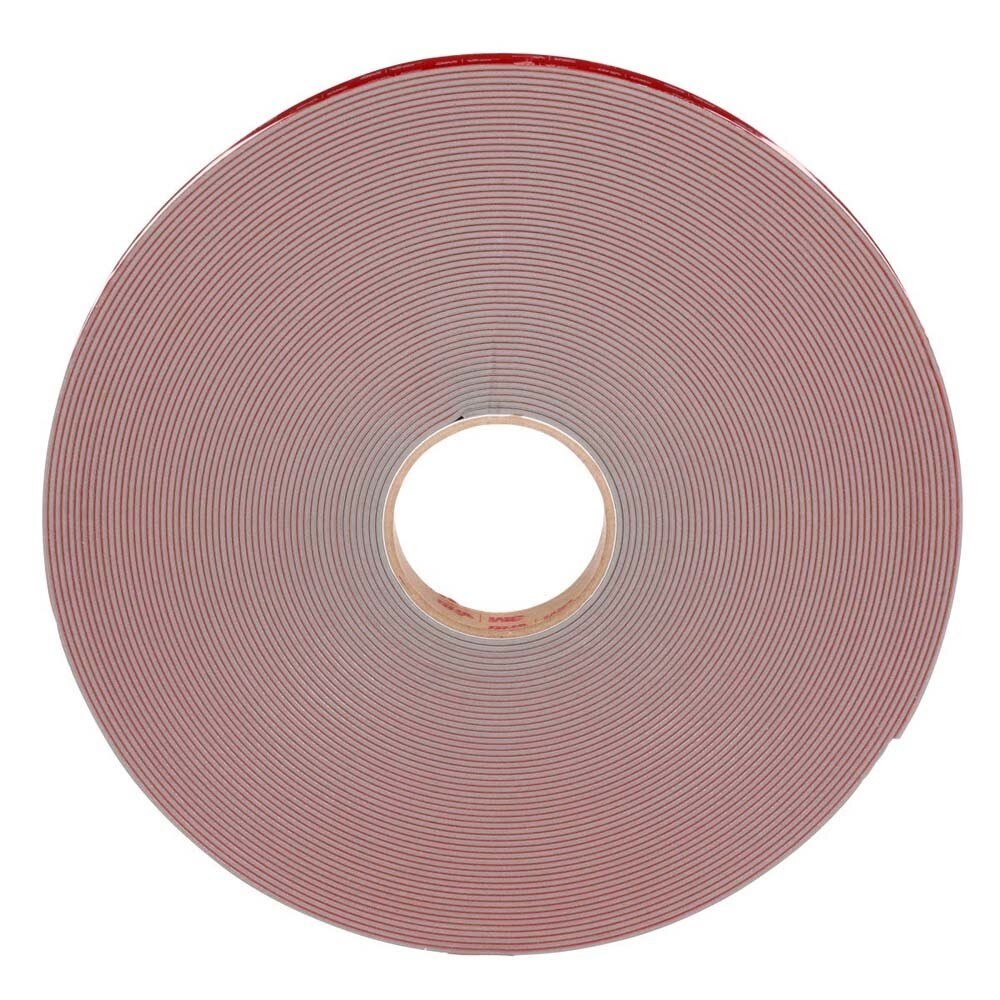 3M 7100273252 VHB Tape RP+230GF, Gray, 1 in x 36 yd, 90 mil, Film Liner (9 Pack) - 3