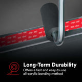 3M 7100273252 VHB Tape RP+230GF, Gray, 1 in x 36 yd, 90 mil, Film Liner (9 Pack) - 8