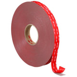 3M RP+110GF Tape, Double Sided Modified Acrylic, Gray, 1 in x 36 yd, 45 mil, Film Liner (7100273262) (9 Pack) - 5