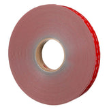 3M RP+160GF VHB Tape , Gray, 1/2 in x 36 yd, 62 mil, Film Liner (7100273400) (18 Pack) - 2