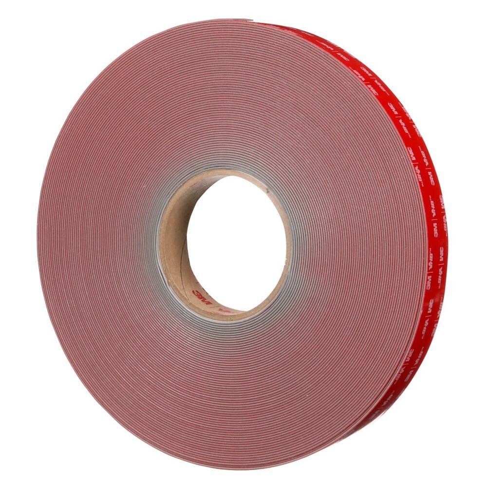 3M 7100273400 VHB Tape RP+160GF, Gray, 1/2 in x 36 yd, 62 mil, Film Liner (18 Pack) - 2