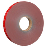 3M RP+160GF VHB Tape , Gray, 1/2 in x 36 yd, 62 mil, Film Liner (7100273400) (18 Pack) - 3