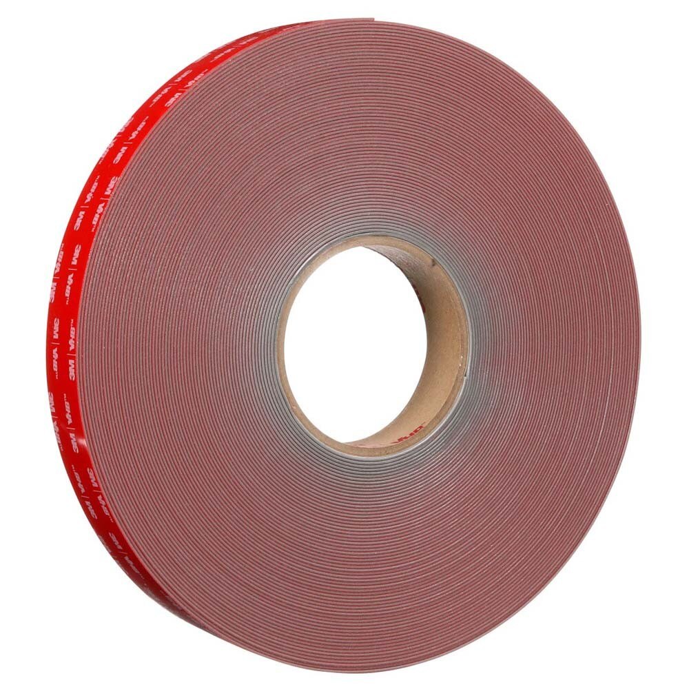 3M 7100273400 VHB Tape RP+160GF, Gray, 1/2 in x 36 yd, 62 mil, Film Liner (18 Pack) - 3