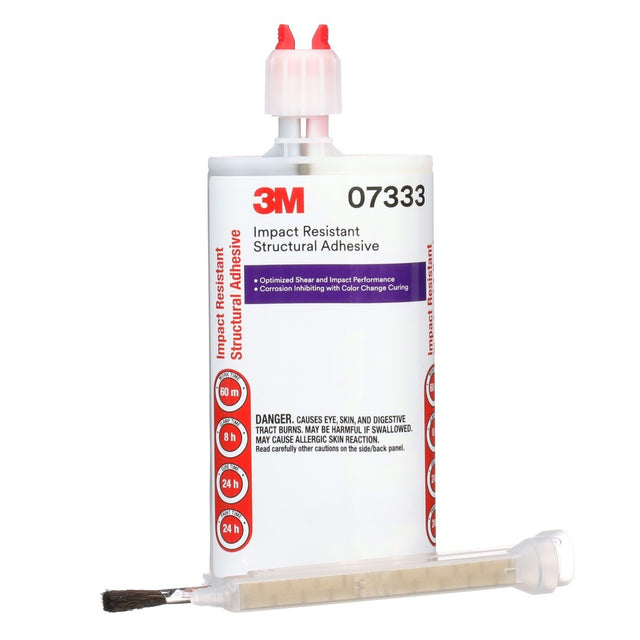 3M Impact Resistant Structural Adhesive, Two-Part Epoxy, Purple, 200 mL 6.75 fl oz Cartridge (07333) (7100273723) (6 Pack)