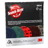 3M PN-DN Scotch-Brite Precision Surface Conditioning TN Quick Change Disc, Medium, 4-1/2 in (7100274538) (10 Pack) - 4