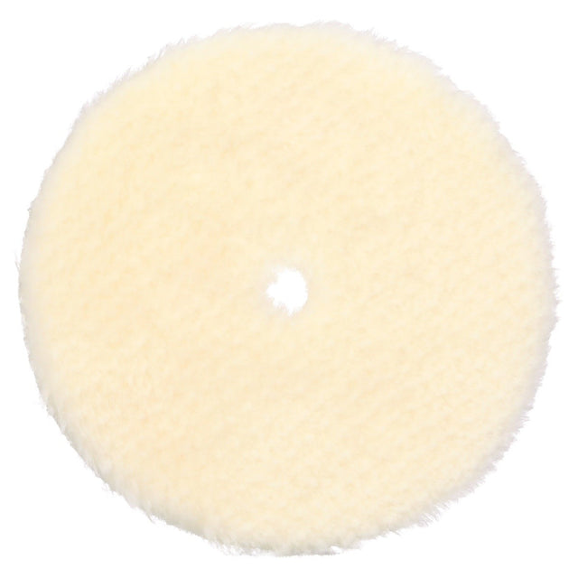 3M 34124 Hookit Random Orbital Coarse Wool Compounding Pad, White, 6 in x 150 mm (7100276846) (12 Pack)