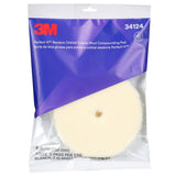 3M 34124 Hookit Random Orbital Coarse Wool Compounding Pad, White, 6 in x 150 mm (7100276846) (12 Pack) - 5