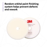 3M 34122 Hookit Random Orbital Foam Compounding Pad, Coarse, White, 5 in 130 mm (7100276847) (12 Pack) - 3