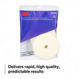 3M 34122 Hookit Random Orbital Foam Compounding Pad, Coarse, White, 5 in 130 mm (7100276847) (12 Pack) - 5