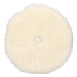 3M 34121 Hookit Random Orbital Medium Wool Compounding Pad, White, 5 in x 130 mm (7100276848) (12 Pack)
