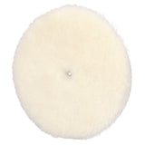 3M 34125 Hookit Random Orbital Medium Wool Compounding Pad, White, 6 in (150 mm) (7100276850) (12 Pack) - 4