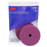 3M 34123 Hookit Random Orbital Foam Polishing Pad, Fine, Purple, 5 in 130 mm, for Automotive Compounding and Polishing (7100277203) (12 Pack) - 6