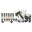 3M PPS Performance Industrial Spray Gun Starter Kit with PPS Series 2.0 22 oz Cup System, 12 Replaceable Nozzles, Whip Hose, Air Control Valve (26878) (7100283739) (2 Pack)