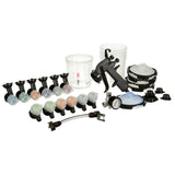 3M PPS Performance Industrial Spray Gun Starter Kit with PPS Series 2.0 22 oz Cup System, 12 Replaceable Nozzles, Whip Hose, Air Control Valve (26878) (7100283739) (2 Pack) - 3