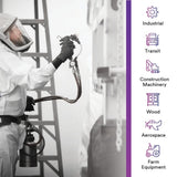 3M PPS Performance Industrial Spray Gun Starter Kit with PPS Series 2.0 22 oz Cup System, 12 Replaceable Nozzles, Whip Hose, Air Control Valve (26878) (7100283739) (2 Pack) - 7