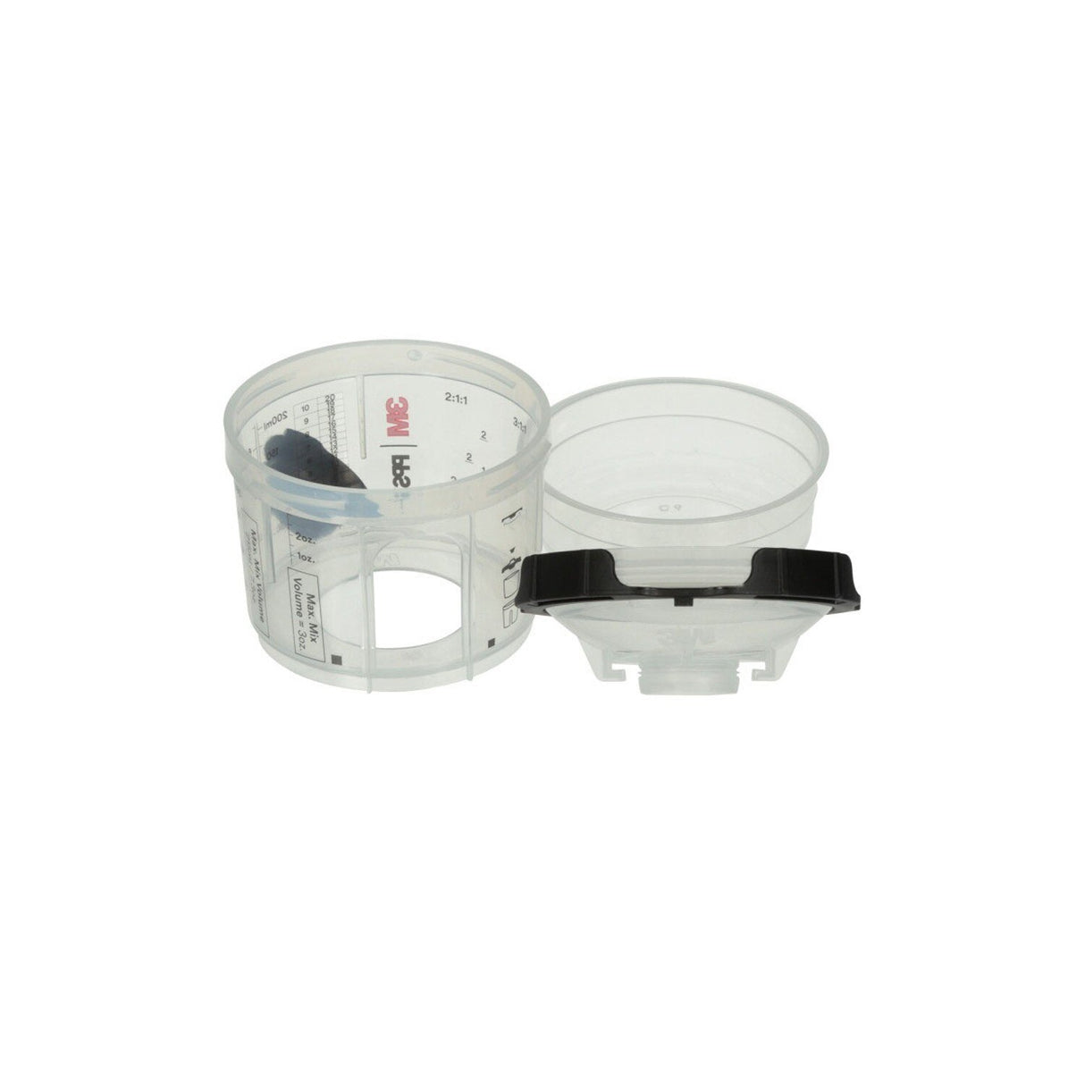 3M 26028 PPS Spray Cup System Kit, Micro, 3 oz, 200 Micron Filter, Lids, Liners and Plugs (7100283749) - 6
