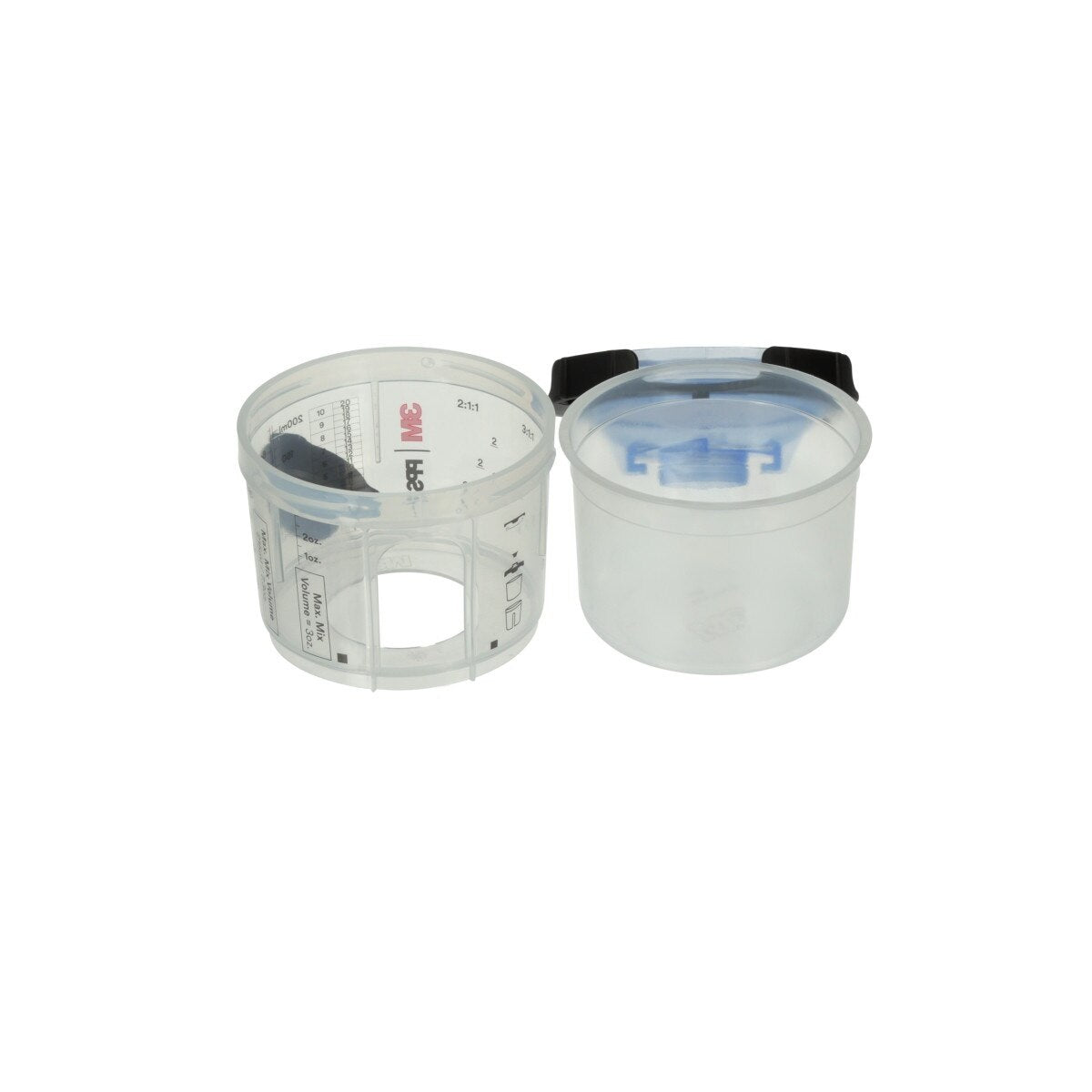 3M 26314 PPS Spray Cup System Kit, Mini, 6.8 fl oz, 125 Micron Filter (7100283792) - 4