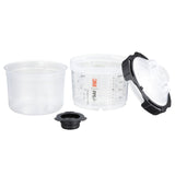 3M 26114 PPS Spray Cup System Kit, Mini, 6.8 oz, 200 Micron Filter (7100284553) - 3