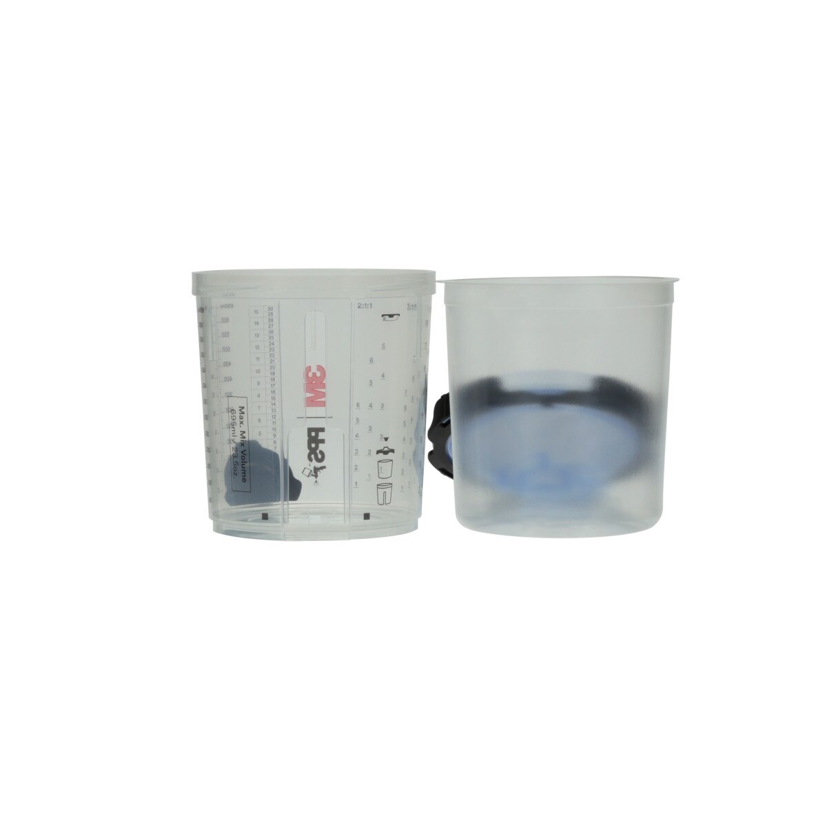 3M 26301 PPS Spray Cup System Kit, Standard, 22 oz, 650 mL, 125 Micron Filter (7100284556) - 6