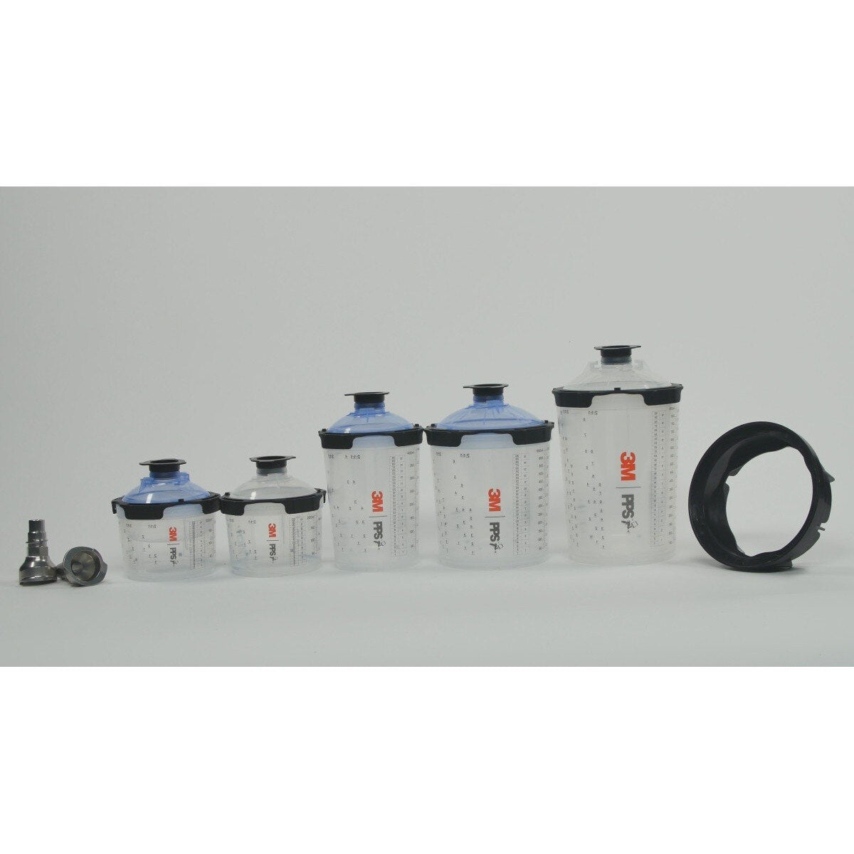 3M 26301 PPS Spray Cup System Kit, Standard, 22 oz, 650 mL, 125 Micron Filter (7100284556) - 8