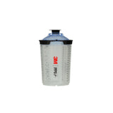 3M 26325 PPS Series 2.0 Spray Cup System Kit, Large, 28 fl oz, 125 Micron Filter, 1 Cup, 50 Lids and Liners, 32 Plugs (7100284561)