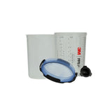 3M 26325 PPS Series 2.0 Spray Cup System Kit, Large, 28 fl oz, 125 Micron Filter, 1 Cup, 50 Lids and Liners, 32 Plugs (7100284561) - 4