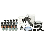 3M 26778 PPS Performance Spray Gun Starter Kit with 2.0 Spray Cup System, 15 Replaceable Gravity HVLP Atomizing Heads, Air Control Valve (7100285101)
