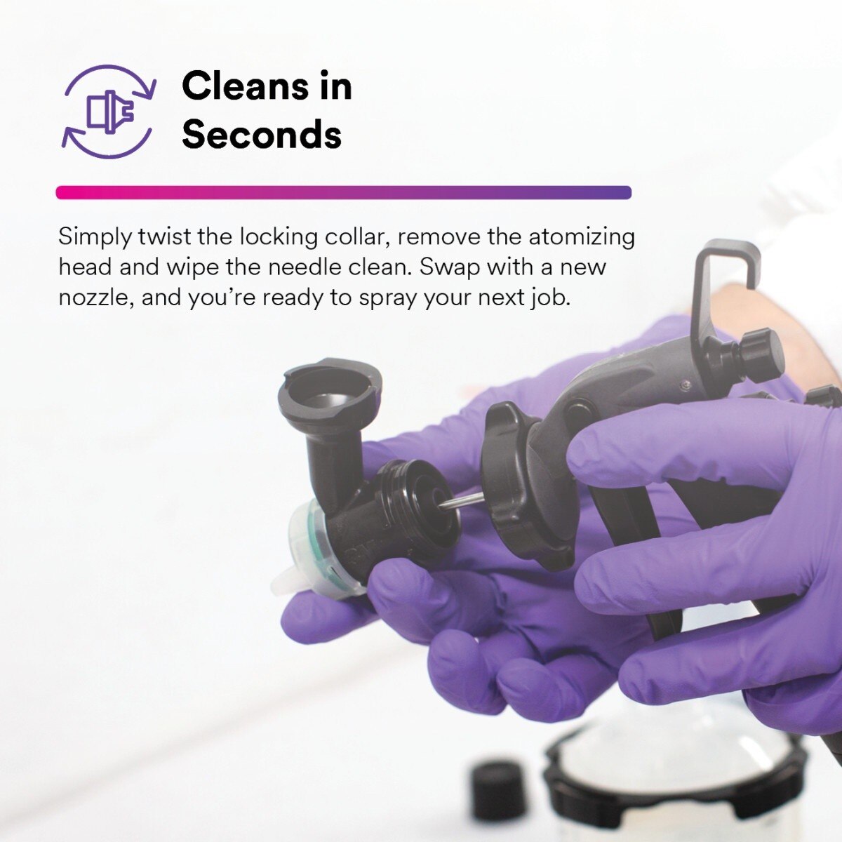 3M PPS Performance Spray Gun Starter Kit with PPS 2.0 Spray Cup System, 15 Replaceable Gravity HVLP Atomizing Heads, Air Control Valve (26778) (7100285101) (2 Pack) - 7