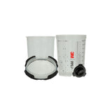 3M 26112 PPS 2.0 Spray Gun Cup System Kit, Midi, 13.5 fl oz, 200 Micron Filter (7100285373)