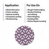 3M 710W 88485 Cubitron II Hookit Clean Sanding Net Disc, 80+, Purple, 3 in, Die 300V (7100287538) (300 Pack) - 5