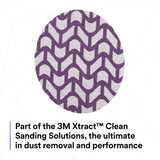 3M 710W Cubitron II Hookit Net Disc, 320+, 3 in, Die 300V, Hook and Loop, Purple, Dust-Free Sanding (7100287540) (300 Pack) - 7